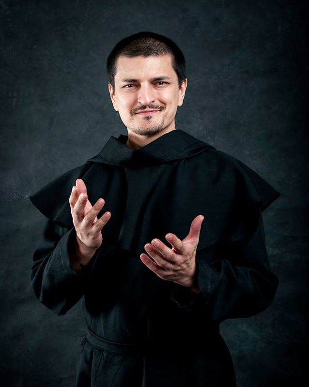 Kuya Manzano in costume as Padre Diego Luis de San Vitores in San Pedro Calungsod: The Musical